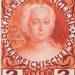 Design for the Anniversary Stamp Austrian with Empress Maria Theresa